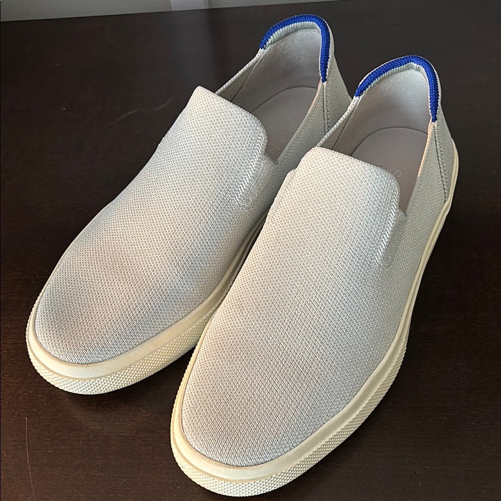 Rothy's Light Grey Slip-On Loafers